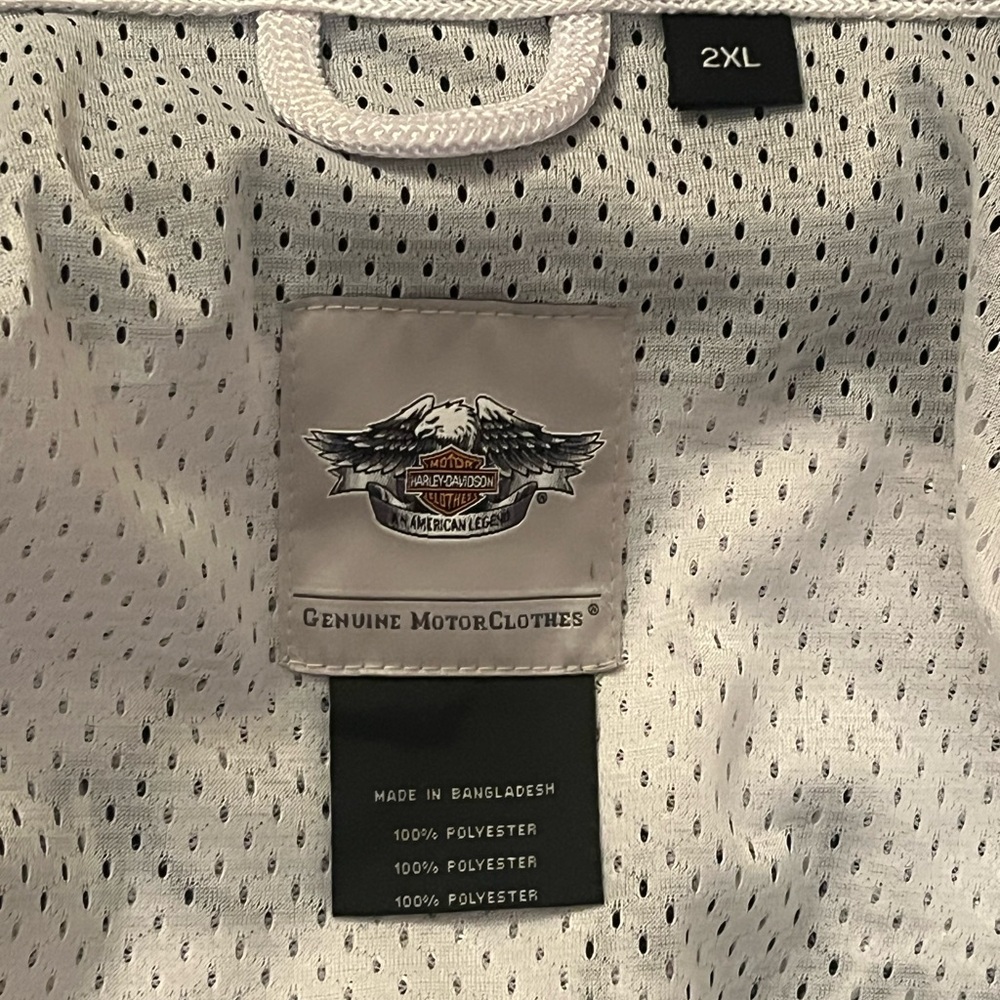 Harley-Davidson Women’s Black and White Varsity Jacket - Picture 4 of 7